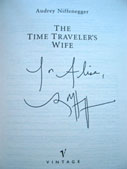 My book signed by Audrey