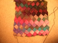 second picture of entrelca shawl, without flash