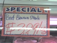 now where exactly on a cow *IS* the 'banana' shank?