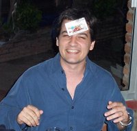 Uruguay truco card game, in your face winner typical celebration picture