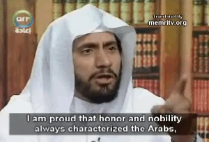 Me enorgullece que el honor y la nobleza hayan siempre caracterizado a los árabes.