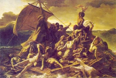 La Balsa de la Medusa, por Delacroix
