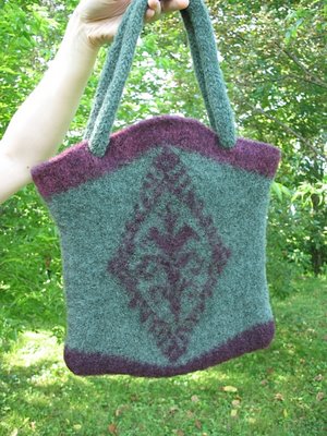 Lite-Lopi felted bag