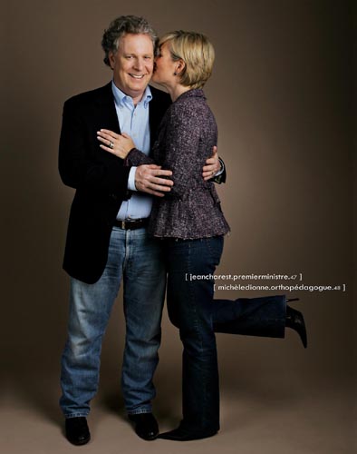 Premier Jean Charest and Mme Michèle Dionne, 2005 by Heidi Hollinger