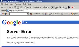  Gmail error
