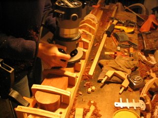 Greenland paddle making