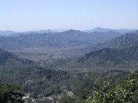 Pemandangan dari Mutianyu Great Wall