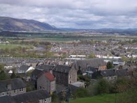 view from stirling castle