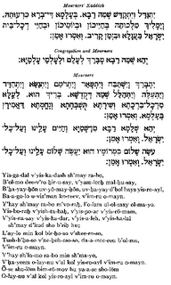 The Mourner's Kadish