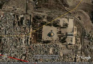 The Temple Mount, Jerusalem, Israel - via Google Maps
