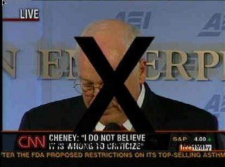 Vice President Dick Cheney as broadcast on CNN, 11/21/2005