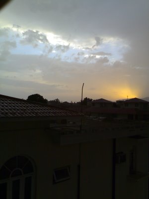 Sunset/Rain Clouds