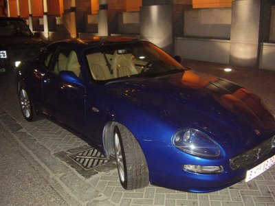Maserati outside Mercato Mall