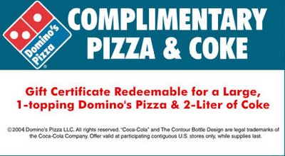 Domino's Offer Coupon!