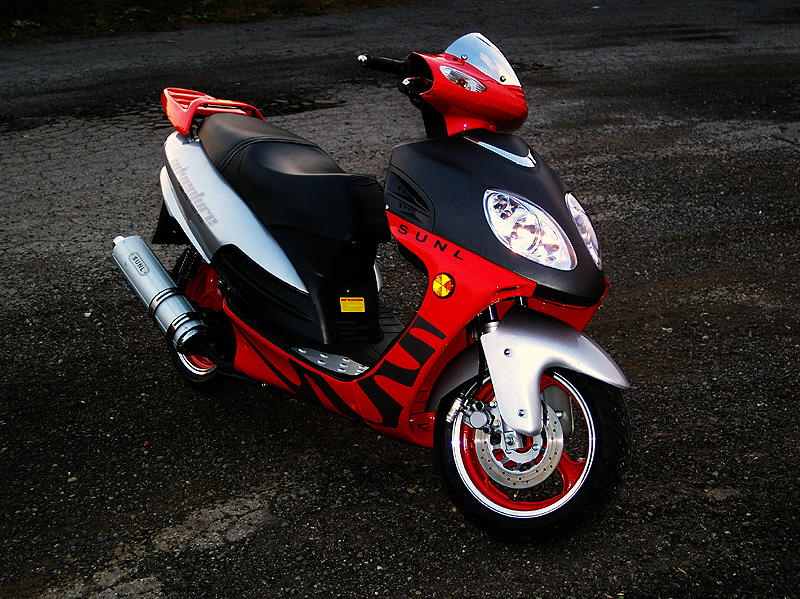 My 150cc Sunl Scooter Blog New Photos Taken
