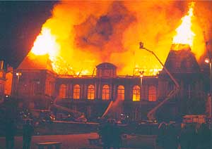 parlement incendié