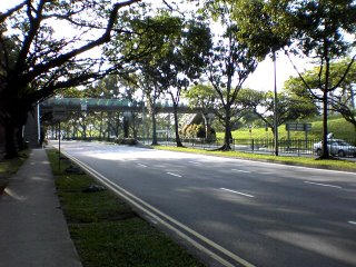 Bus Stop at Ang Mo Kio  Overhead Bridge