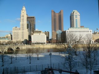 Columbus City Skyline in December 2004