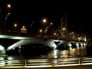 The Esplanade Bridge Across Singapore River