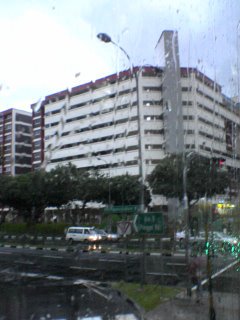 Hougang Avenue 8 Junction View from Double Deck Bus