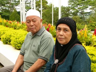 Mom and Dad in Sarawak Tour 2003