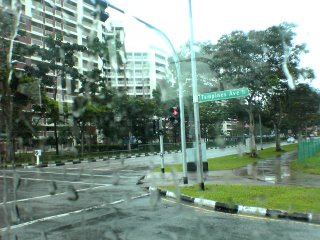 Tampines Avenue 8 View From Bus Coming Home