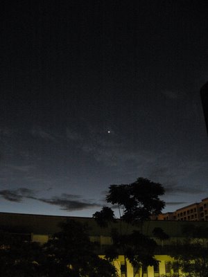 International Space Station at Dawn