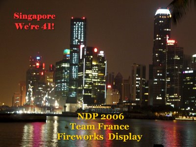 NDP 2006 Team France Fireworks Display