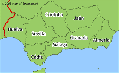 Andalucía y sus provincias