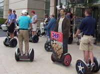 Group of Segway riders
