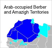 Picture: Map showing the distribution of Amazigh and Berber speakers in North Africa