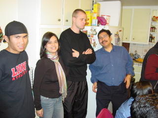 My nephew Timmy, daughter Pam and her fiance Allen, my cousin- Uncle Pilo