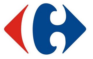 Logo de Carrefour. ES UNA C!