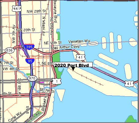 miami cruise ship port map miami cruise ship port map