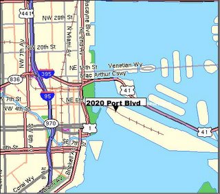 Port Miami Map Port Miami Map