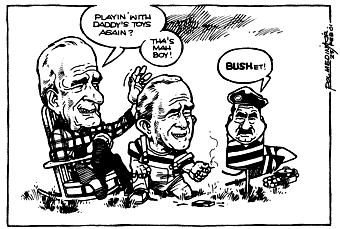 Editorial Cartoon February 25, 2001