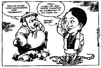 Editorial Cartoon March 25, 2001