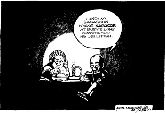 Editorial Cartoon April 08, 2001