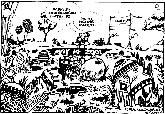 Editorial Cartoon April 15, 2001