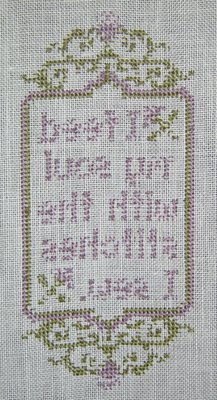 Backside of the stitching