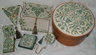 Colonial Coverlet, sitched by Lynn