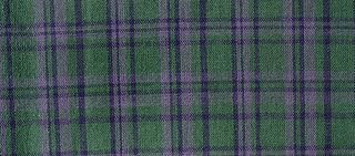 Green Plaid, Boston commons quilt, fabric selection, photo by Robin Atkins, bead artist