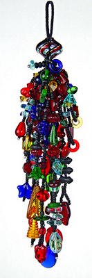 woven treasure tassel by Robin Atkins, bead artist