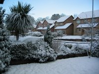 A picture of Clydach in the snow