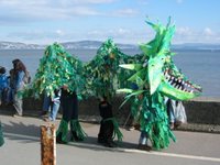 a picture of a dragon from the parade