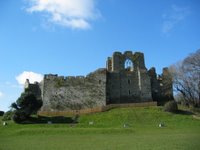 a picture of Oystermouth Castle