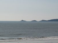 Picture of Swansea Bay showing Mumble's Head in the distance