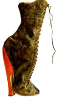 Fetish boot, Austrian, ca. 1890