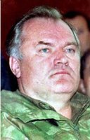 Ratko Mladic, charged with genocide in relation to Srebrenica massacre. Currently on the run.