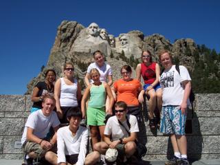 Group Picture by Mt. Rushmore